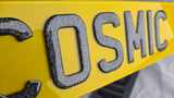 Glitter Number Plate - Delta Plates