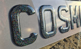 Glitter Number Plate - Delta Plates